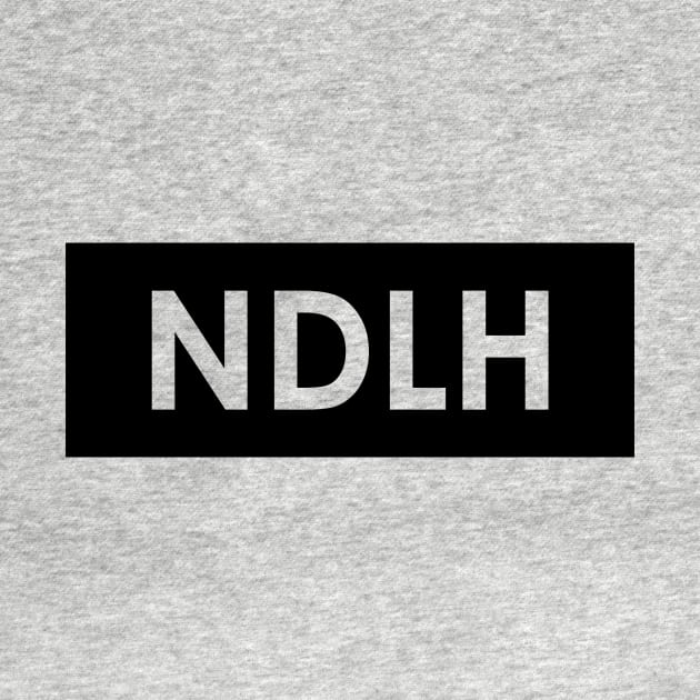 Nick de la Hoyde White Logo Tee by Nick de la Hoyde